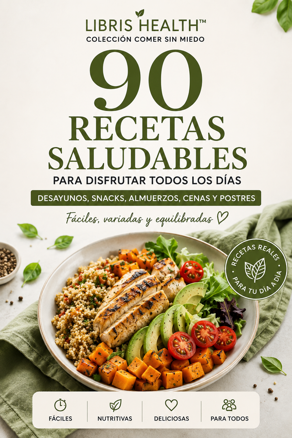 90 Recetas Saludables para Disfrutar Todos los Días